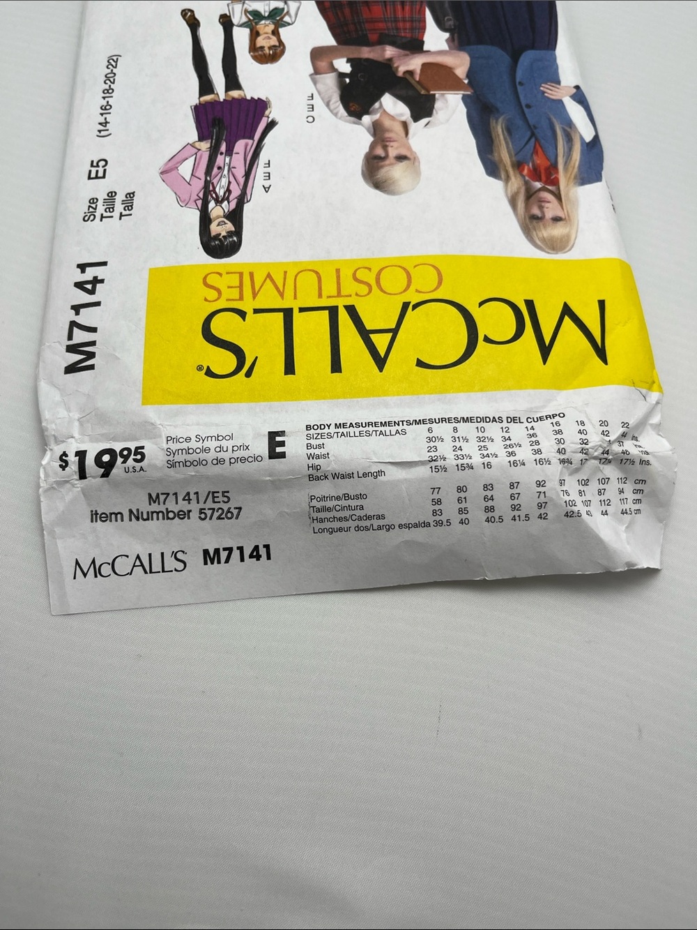 McCALL'S Women's School-Inspired Halloween Costume Pattern - Multi Color Options - Picture 4 of 4
